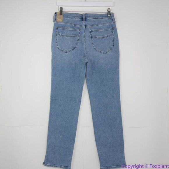 NEW High-Rise Slim Straight‎ Jeans in Stillwood Wash: Slit-Hem Edition, 29 - Picture 6 of 15